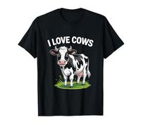 I Love Cows, simpatico design con animali della fattoria Maglietta