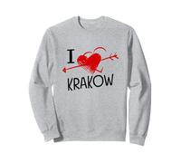 I Love Cracovia Polonia Cuore Polacco Souvenir Felpa