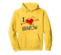 I Love Cracovia Polonia Cuore Polacco Souvenir Felpa con Cappuccio