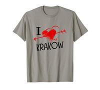 I Love Cracovia Polonia Cuore Polacco Souvenir Maglietta