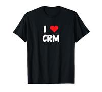 I Love CRM - Cuore - Gestione delle relazioni con i clienti Vendite Maglietta