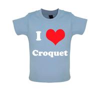 I Love Croquet - Bambino T-Shirt / Body - Player Equipment Sport Set Gioco