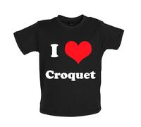 I Love Croquet - Bambino T-Shirt / Body - Player Equipment Sport Set Gioco
