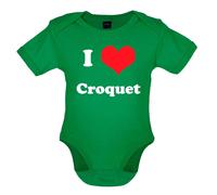 I Love Croquet - Bambino T-Shirt / Body - Player Equipment Sport Set Gioco
