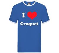 I Love Croquet - Uomo Suoneria - Player Equipment Sport Set Gioco Giardino