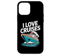 I Love Cruises Nautical Travel Divertimento Custodia per iPhone 12 mini