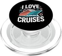 I Love Cruises Ocean Paradise Vacanze Divertimento PopSockets PopGrip per MagSafe