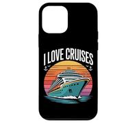 I Love Cruises Tramonto Viaggio Viaggio Custodia per iPhone 12 mini