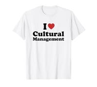 I Love Cultural Management Student Major Graduation Maglietta