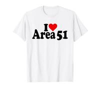 I Love Cuore Area 51 Nevada Maglietta