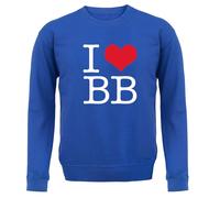 I Love Cuore BB - Bambini Felpa/Maglione - Canzone Cantante Ventola Benson
