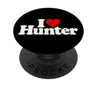 I LOVE CUORE HUNTER NOME SU UN TEE PopSockets PopGrip Adesivo
