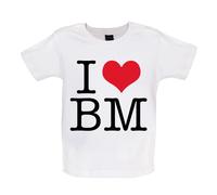 I Love Cuore Iniziali Bm - Bambino T-Shirt / Body - Love Ventola Barry Concerto