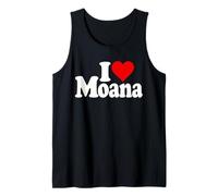 I Love Cuore Moana Nome su Un Tee Canotta