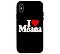 I LOVE CUORE MOANA NOME SU UN TEE Custodia per iPhone X/XS