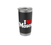 I LOVE CUORE MOSE Bicchiere termico in acciaio inox doppia parete