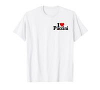 I LOVE CUORE PUCCINI GIACOMO OPERA Maglietta