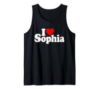 I Love Cuore Sophia Nome su Un Tee Canotta