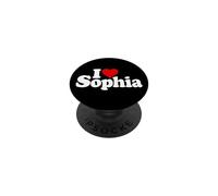 I LOVE CUORE SOPHIA NOME SU UN TEE PopSockets PopGrip Adesivo