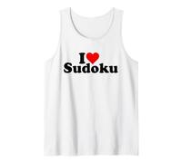 I Love Cuore Sudoku Puzzle Canotta