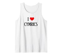 I Love Cymrics I Heart Cymrics Amante dei gatti Grande gatto Felino Pet Canotta