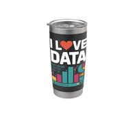 I Love Data Grafici Binari Grafici Bicchiere termico in acciaio inox doppia parete