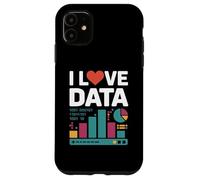 I Love Data Grafici Binari Grafici Custodia per iPhone 11
