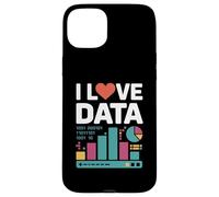 I Love Data Grafici Binari Grafici Custodia per iPhone 15 Plus