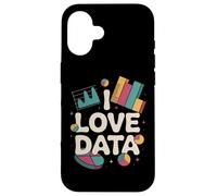 I love Data Insightful Analytics Graph Custodia per iPhone 16