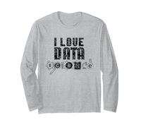 I Love Data Science Analytics Analytics Scienziato Maglia a Manica