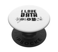 I Love Data Science Analytics Analytics Scienziato PopSockets PopGrip Adesivo