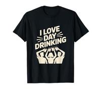 I Love Day Bere Party Vibes Maglietta
