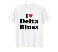 I Love Delta Blues Maglietta