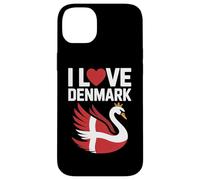 I Love Denmark Cuore Cigno Orgoglio Danese Custodia per iPhone 14 Plus