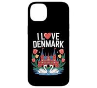I Love Denmark Nordic Tulips Palace Swans Custodia per iPhone 14 Plus