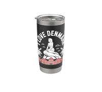 I Love Denmark Sirenetta Iconica Bicchiere termico in acciaio inox doppia parete