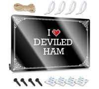 I Love Deviled Ham Nice Unique - Decorazione da parete in metallo cacao (30 x 40 cm)