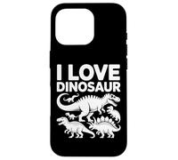I Love Dinosaur Fun Creature Preistoriche Custodia per iPhone 16 Pro