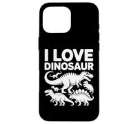 I Love Dinosaur Fun Creature Preistoriche Custodia per iPhone 16 Pro Max