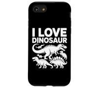 I Love Dinosaur Fun Creature Preistoriche Custodia per iPhone SE (2020) / 7/8