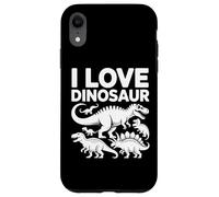 I Love Dinosaur Fun Creature Preistoriche Custodia per iPhone XR