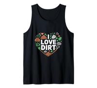 I Love Dirt Heart Pala Garden Fun Canotta