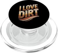 I Love Dirt Vintage Retro Terroso PopSockets PopGrip per MagSafe