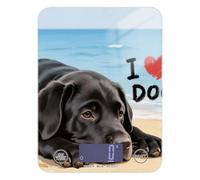 I Love Dog - Bilancia digitale bariatrica per dieta, peso per cibo, 5 kg/5 g, simpatica bilancia digitale da cucina con 4 unità per preparare i pasti spezie dieta peso digitale para comida