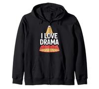 I Love Drama Theater Recitazione Stage Spotlight Scene Felpa con Cappuccio