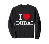 I Love Dubai, Dubai Illustration Novelty Graphic Designs Felpa