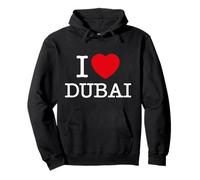I Love Dubai, Dubai Illustration Novelty Graphic Designs Felpa con Cappuccio