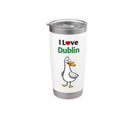 I Love Dublino Bicchiere termico in acciaio inox doppia parete