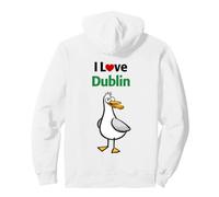 I Love Dublino Felpa con Cappuccio