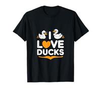 I Love Ducks - Simpatica paperella duo di design Maglietta